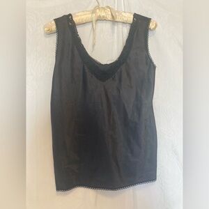 Black Vintage Camisole Silky Soft Size M